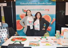 The US National Watermelon Promotion Board had Michelle Gibson and Juliemar Rosado on hand to showcase the work they do.
